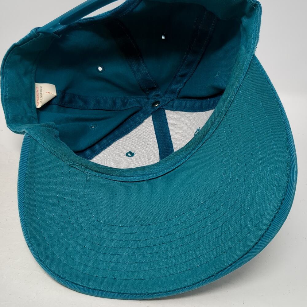 Simplot Snapback Hat Blue One Size Embroidered Ve… - image 7